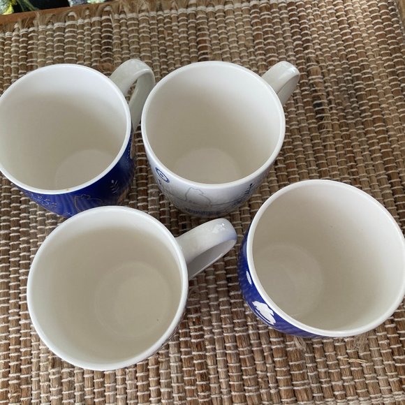 RSLEE Set of Four Ceramic Kitty Cat Mugs - Picture 5 of 8